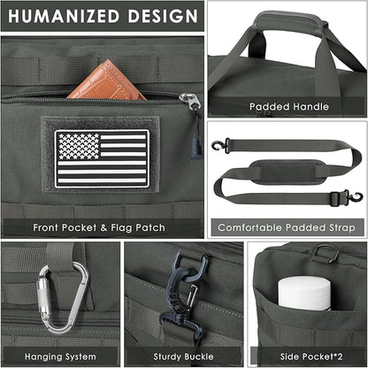 ETRONIK Travel Bag for Men Women, Gym Bag & Tactical Duffle Bags for Travel, Carry on with Toiletry