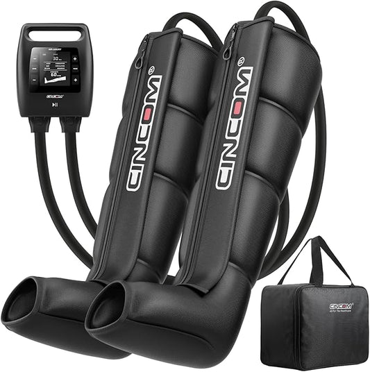CINCOM Cordless Leg Recovery System with Dynamic Compression Massage Technology - 3 Different Sizes