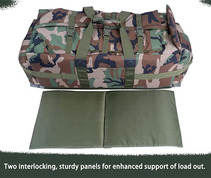 Large Military Duffle Bag Backpack Tactical Field Gear Equipment Duffel Bag Army Deployment Bag 85L