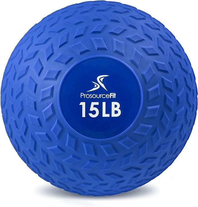 ProsourceFit Slam Medicine Balls 5, 10, 15, 20, 25, 30, 50lbs Smooth and Tread Textured Grip Dead