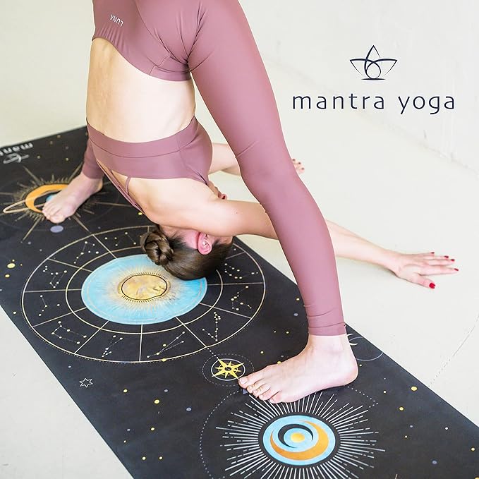 Mantra Yoga Travel PRO 1.5mm - Foldable Fitness & Exercise Mat with Bag | Lightweight, Compact &