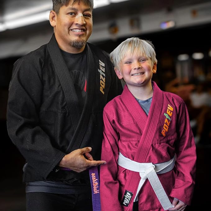 Kids Brazilian Jiu Jitsu Gi For Kids BJJ Gi Youth Grappling Kimonos Preshrunk Lightweight Martial