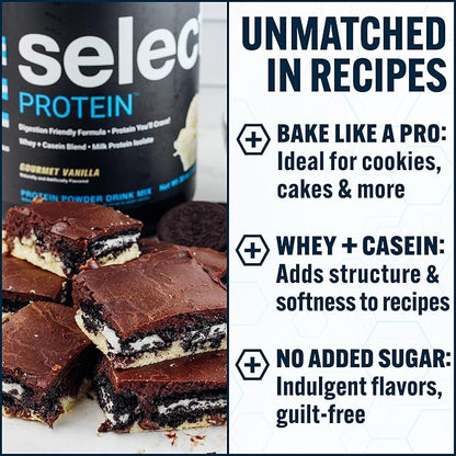 PEScience Select Protein Powder, Whey and Casein Blend, Clean Protein Powder for Women and Men, Low