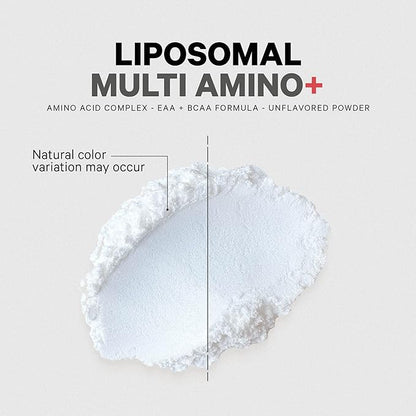 Codeage Liposomal Multi Amino Powder Supplement - BCAA & EAA Supplement All 9 Essential Amino