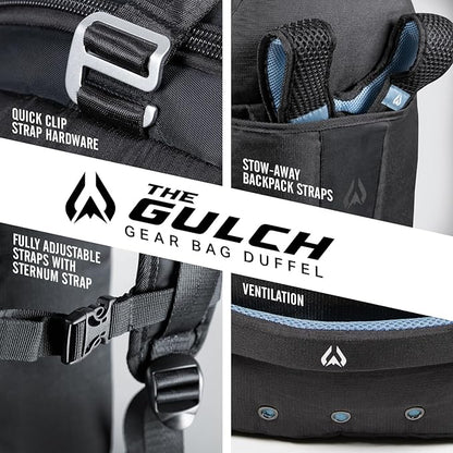 Wildhorn Gulch 70L MTB Duffle Bag for Travel - Lightweight & Durable Gym Bag for Women & Men. Ideal