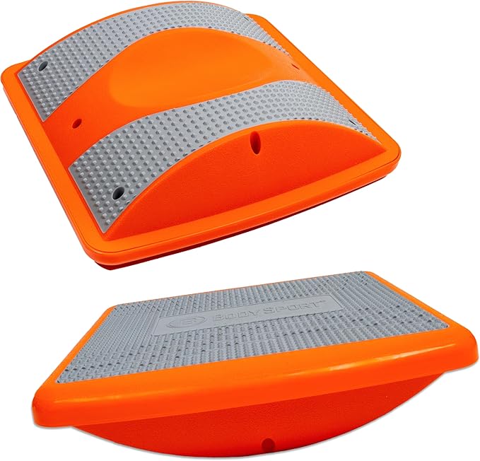 Body Sport Rocker Board for Balance Training, Standing Desk, Physical Therapy & More