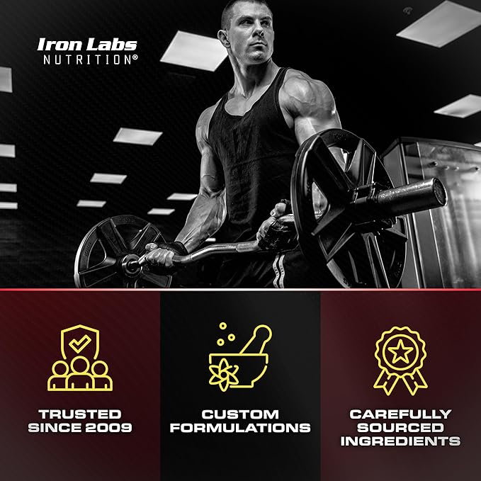 Iron Labs Nutrition Testo Gummies for Men (60 Gummies) - High Strength Booster for Men - Mixed