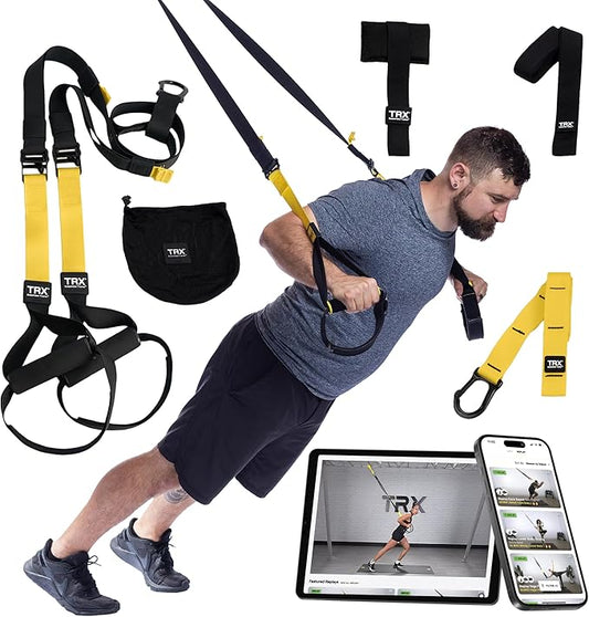 TRX All-in-ONE Suspension Training System: Full Body Workouts for Your Home Gym, Travel, and