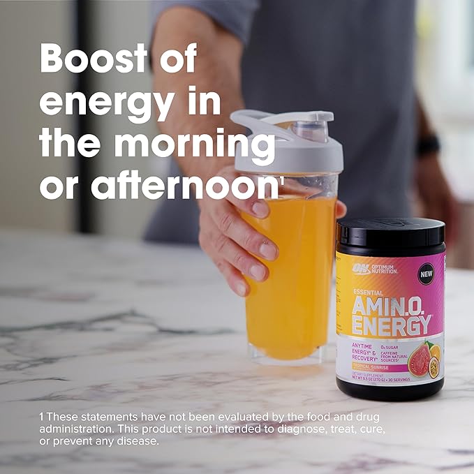 Optimum Nutrition New Flavor Amino Energy - Pre Workout with Green Tea, BCAA, Amino Acids, Keto