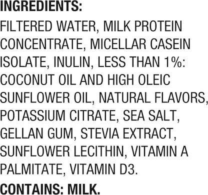 Oikos Protein Shake, Vanilla, 30g High Protein Drinks, Shelf Stable, Ready to Drink, 5g Prebiotic