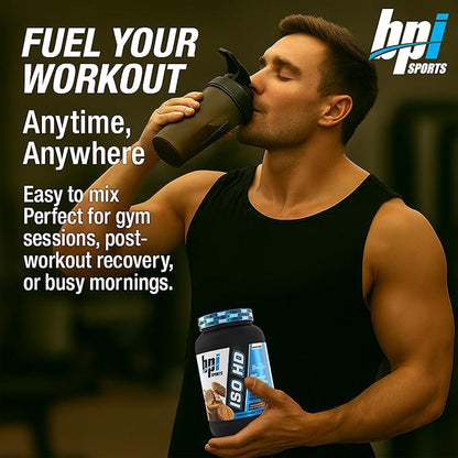 BPI Sports ISO HD Isolate Protein Powder ??100% Whey Isolate, Protein Powder for Muscle Gain