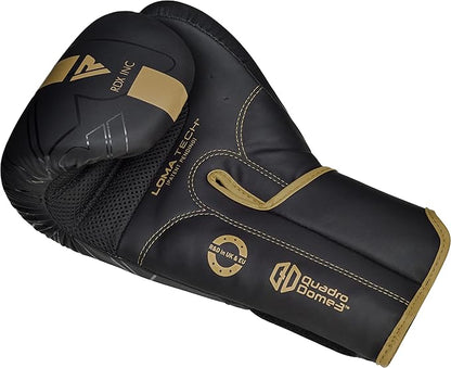 RDX Boxing Gloves, Pro Training Sparring, Maya Hide Leather, Muay Thai MMA Kickboxing, Men Women