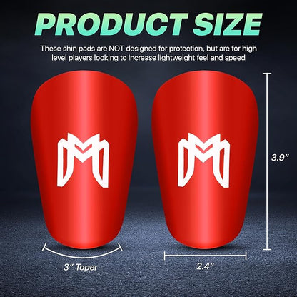 MiniGuards - Mini Shin Guards for Soccer Players - Tiny Shin Pads for Men, Women, Teens - Miniature