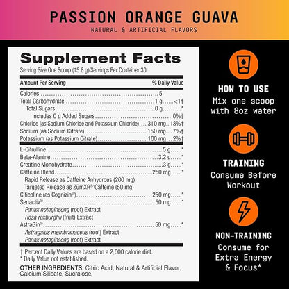 BEYOND RAW LIT V2 Clinical Strength Pre Workout Powder, Hits Harder, Bigger Pumps, Caffeine