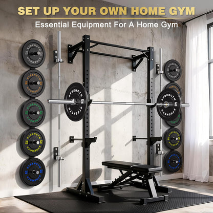 Rendpas 7FT Olympic Barbell for Home Gym Strength Training, 45 Lbs 2-inch Weight Bar with 28mm