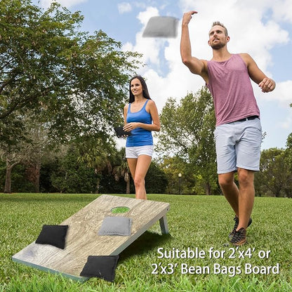GSE Games & Sports Expert Set of 8 Premium Weather Resistant Cornhole Bags. Regulation Size and