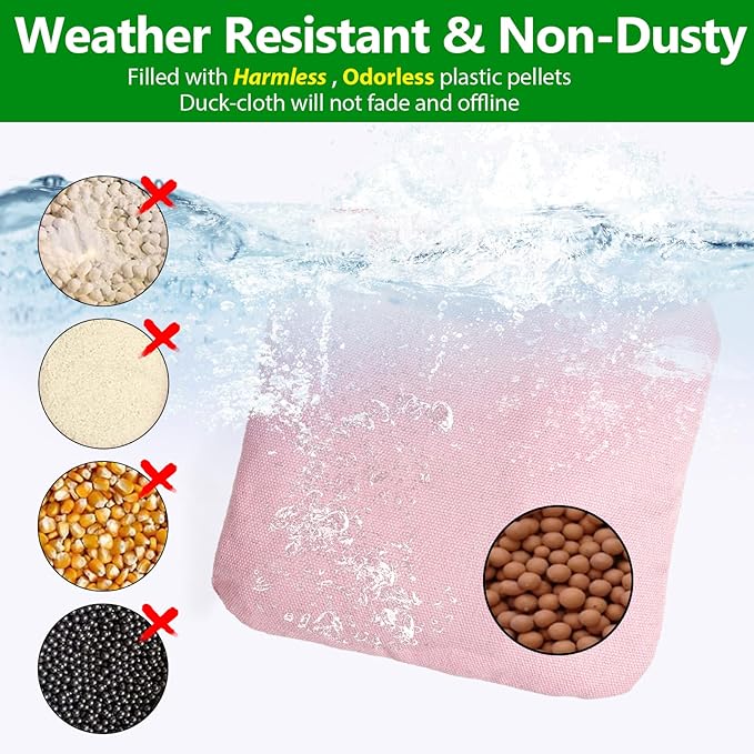 EunHo Cornhole Bags Set of 8 Regulation Size & Weight Corn Hole Bean Bags Official Professional All