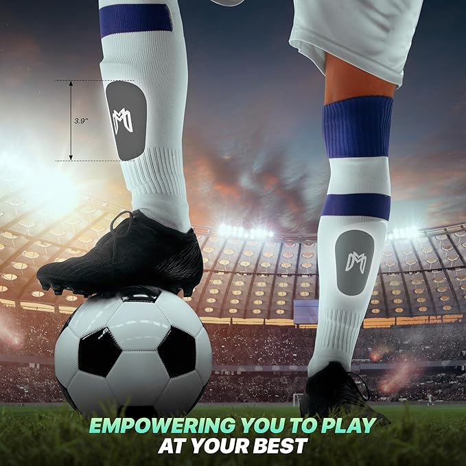 MiniGuards - Mini Shin Guards for Soccer Players - Tiny Shin Pads for Men, Women, Teens - Miniature