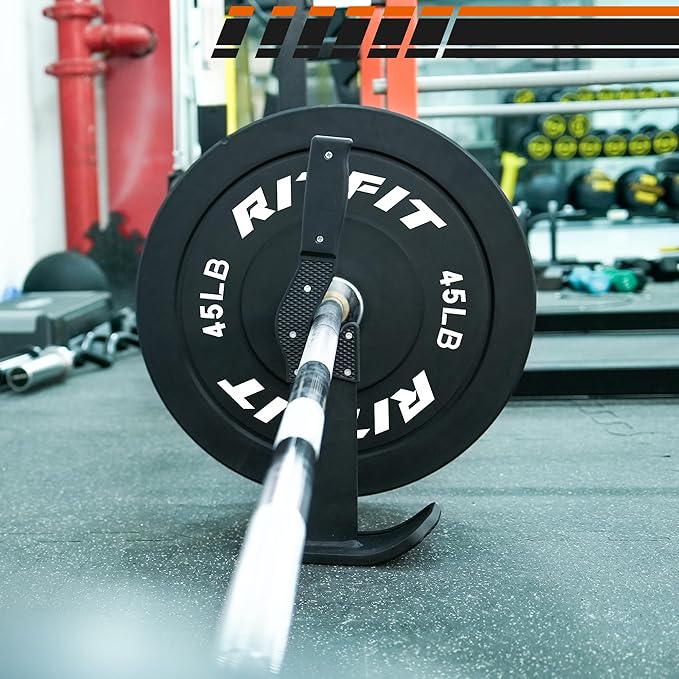 RITFIT Deadlift Jack/Barbell Jack Unload 660LB Barbell Stand With Non-slip Handle and Base, Perfect