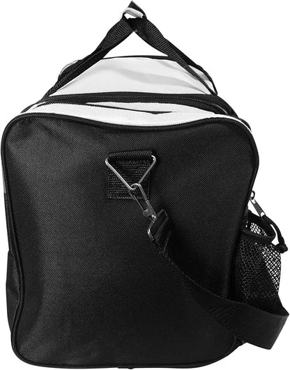 DALIX 17" Duffle Bag Dual Front Mesh Pockets (Black Gold Gray Dark Green Navy Blue Maroon Royal