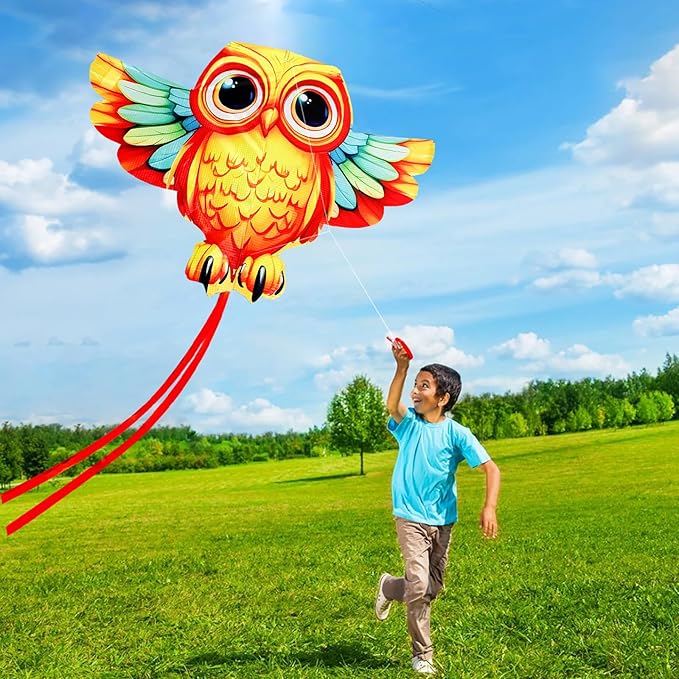 HENGDA KITE Animals Kite for Kids Beginners and Adults Cute Design High Definition Printing Easy to