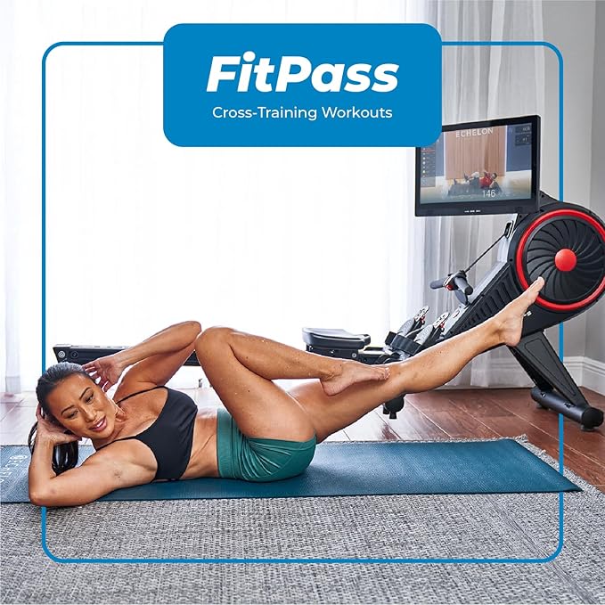 Echelon Row Series ??Foldable Rowing Machine for Full-Body, Low-Impact Workouts with 22??Rotating