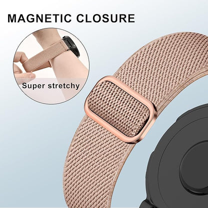 Elastic Nylon Watchband Compatible with Garmin Forerunner 235/220/230/620/630/735XT,Soft Adjustable