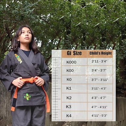 Kids Brazilian Jiu Jitsu Gi For Kids BJJ Gi Youth Grappling Kimonos Preshrunk Lightweight Martial