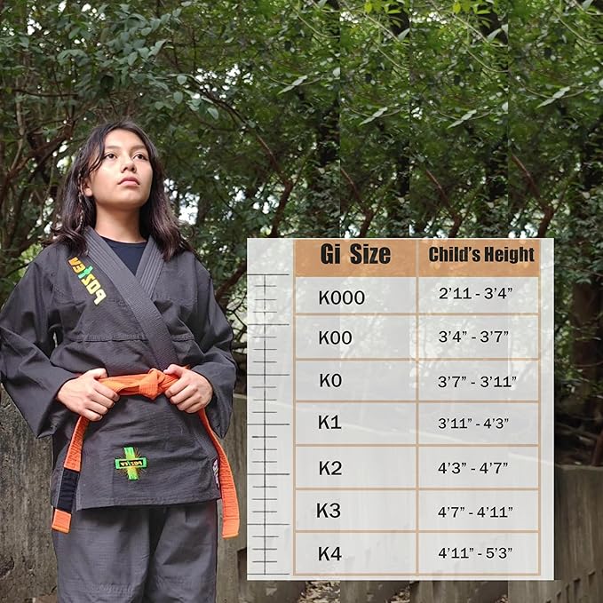 Kids Brazilian Jiu Jitsu Gi For Kids BJJ Gi Youth Grappling Kimonos Preshrunk Lightweight Martial
