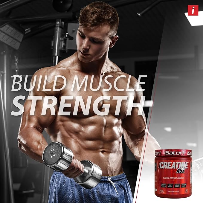 iSatori Creatine A5X with Creatine Monohydrate & Betaine Anhydrous for Muscle Growth, Strength