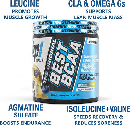 BPI Sports Best BCAA Powder - Muscle Recovery Support - Branched Chain Amino Acids | Building