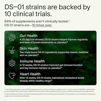 Seed DS-01 Daily Synbiotic - Prebiotic and Probiotic for Women & Men - Digestive Health, Gut
