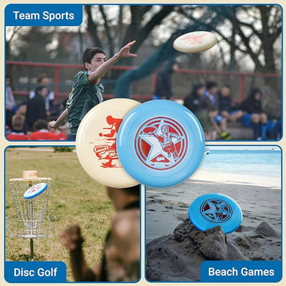 Wham-O Frisbee All Sport Flying Disc 140g, 9.85 Inch, Durable Sports Disc with Non-Slip Grip for