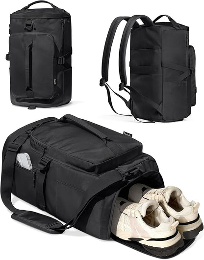 Gym Bag for Women Workout Gym Backpack with Shoe Compartment Sports Duffel Bag Multiple Pockets 30L