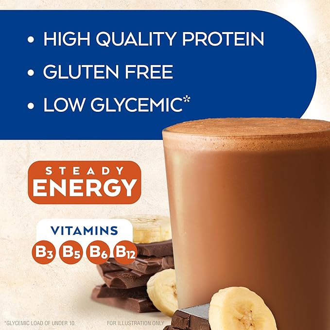 Atkins Chocolate Banana Protein Shake, 15g Protein, Low Glycemic, 4g Net Carb, 2g Sugar, Keto