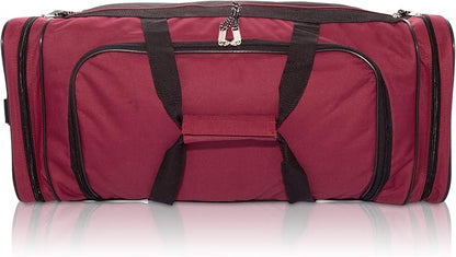 DALIX 25" Extra Large Vacation Travel Duffle Bag (Black, Grey, Navy Blue, Red, Camo)