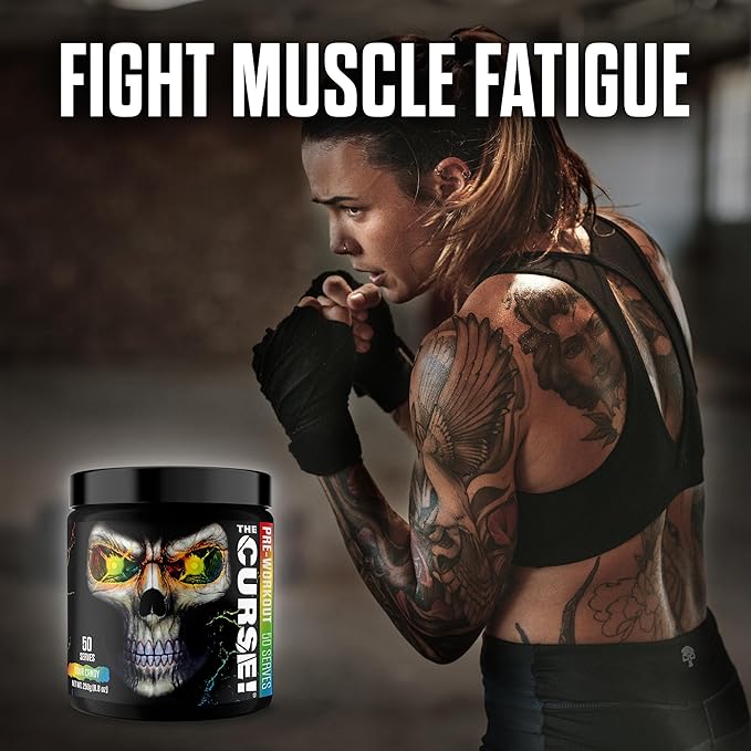 JNX SPORTS The Curse! Pre Workout Powder for Men & Women, Caffeine, Beta-Alanine, Creatine