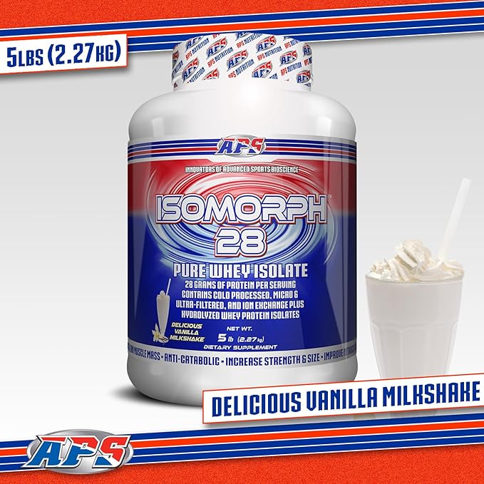 APS Nutrition Isomorph 28 Protein Powder | Pure Whey Isolate | Cold Pressed, Ultra- Filtered, & Ion