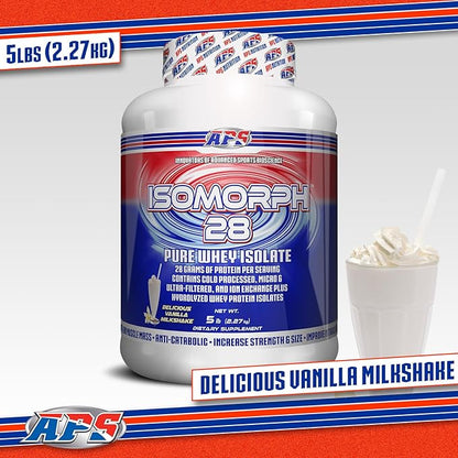 APS Nutrition Isomorph 28 Protein Powder | Pure Whey Isolate | Cold Pressed, Ultra- Filtered, & Ion