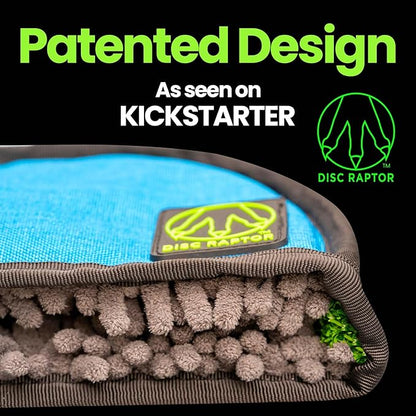 The Original Disc Golf Cleaning Tool with Microfiber & Turf | Flying Disc Golf Towel Accessories &