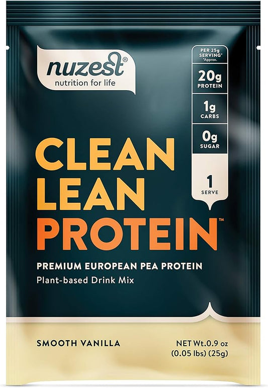 Nuzest - Pea Protein Powder - Clean Lean Protein, Premium Vegan Plant Based Protein Powder, Dairy