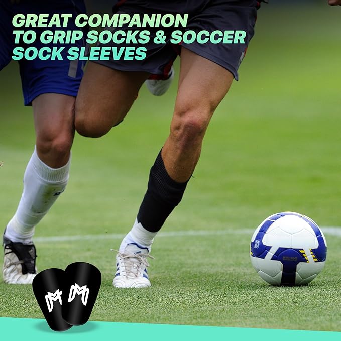 MiniGuards - Mini Shin Guards for Soccer Players - Tiny Shin Pads for Men, Women, Teens - Miniature