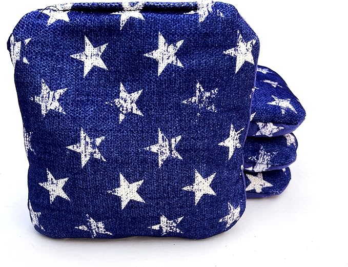 Professional Dual Sided Cornhole Bags- 16 oz 6x6 w/Premium Resin Fill - Official Tournament