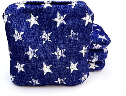 Professional Dual Sided Cornhole Bags- 16 oz 6x6 w/Premium Resin Fill - Official Tournament