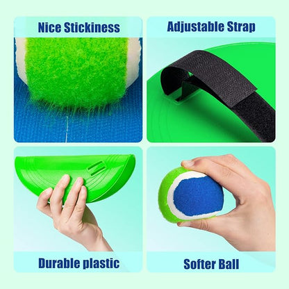 EVERICH Upgraded Toss and Catch Ball Game Set, Outdoor Games for Kids Outdoor Toys Yard Games