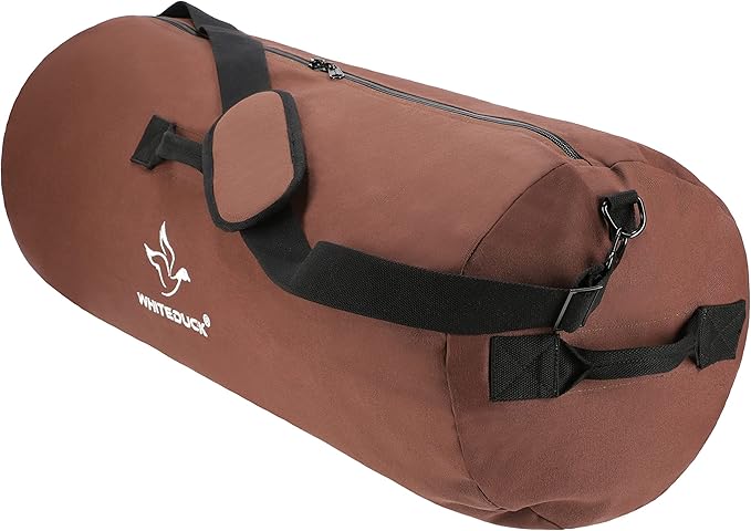 WHITEDUCK HOPLITE Heavy Duty Military Canvas Duffel Bag, Army Cargo Style, Foldable Tactical