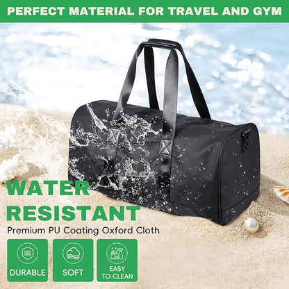 Gym Bag for Men with Shoe Compartment, 33L Duffle Bag for Traveling Overnight Weekend for Adults