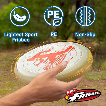 Wham-O Frisbee All Sport Flying Disc 140g, 9.85 Inch, Durable Sports Disc with Non-Slip Grip for
