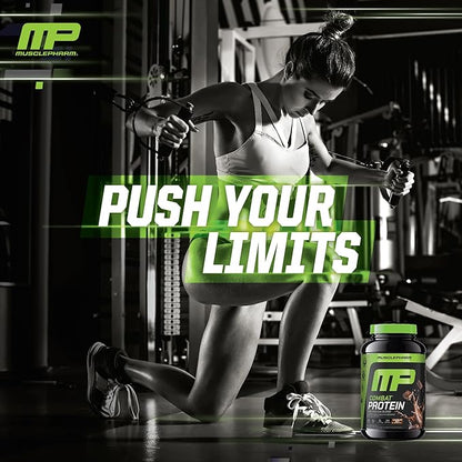 MusclePharm Combat Protein Powder, Chocolate Milk Flavor, Fuels Muscles for Productive Workouts, 5