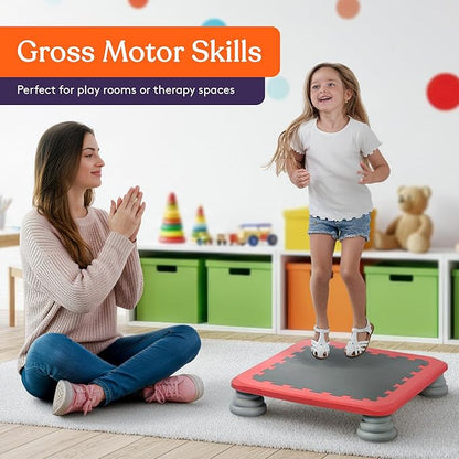 Special Supplies Kids Trampoline Rebounder Bouncing Board – Sensory Balance and Bounce Toy for